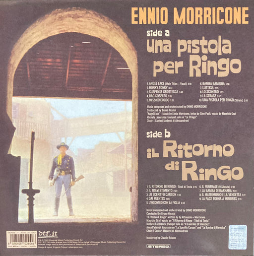 Ennio Morricone : Una Pistola Per Ringo / Il Ritorno Di Ringo (Colonne Sonore Originali Dei Film) (LP, Ltd, RE, Red)