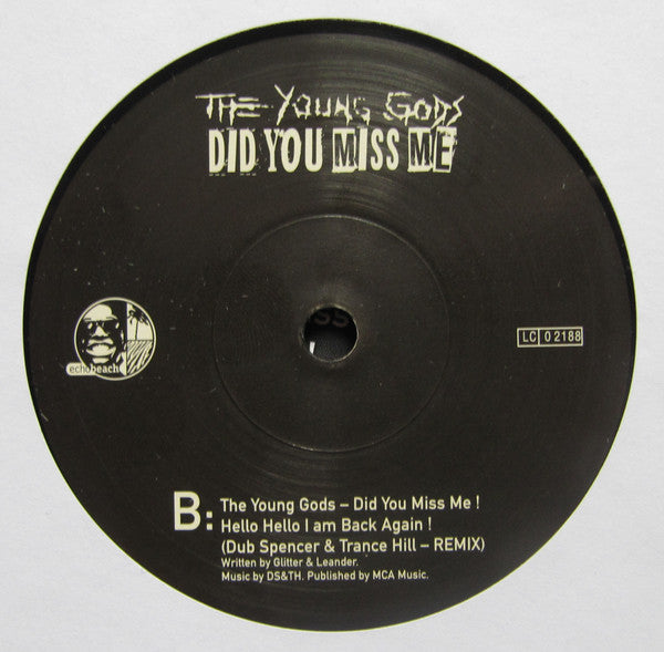 Dieter Meier / The Young Gods : Schüüfele / Did You Miss Me (Dub Spencer & Trance Hill Remixes) (7", RSD)