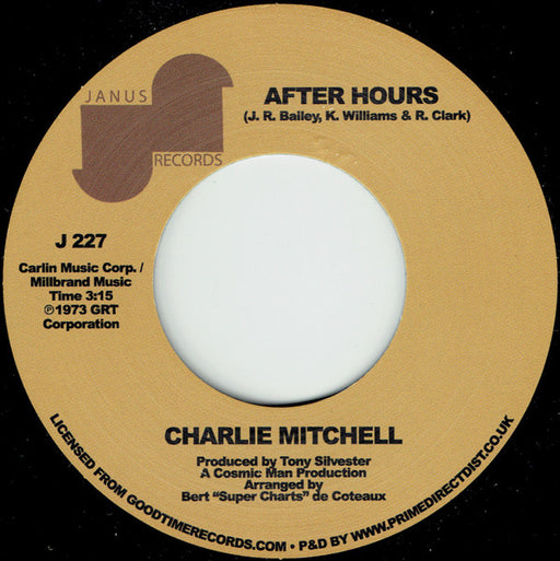 Charlie Mitchell : After Hours / Love Don't Come Easy (7", RSD, RE)