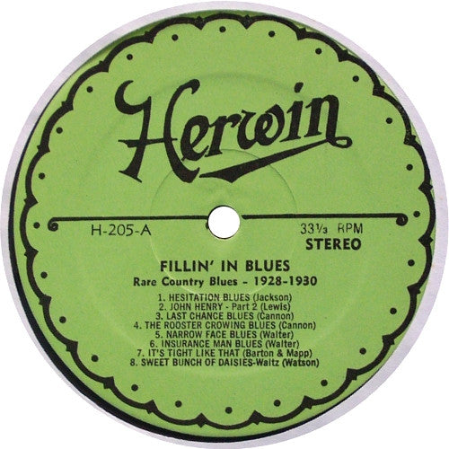 Various : Fillin' In Blues (LP, Comp)