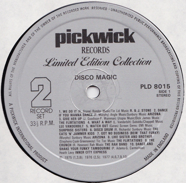 Various : Disco Magic (2xLP, Comp, Ltd)
