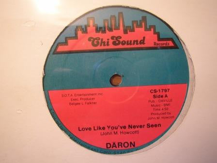 Dāron* : Love Like You've Never Seen / Good 4 Me (12")