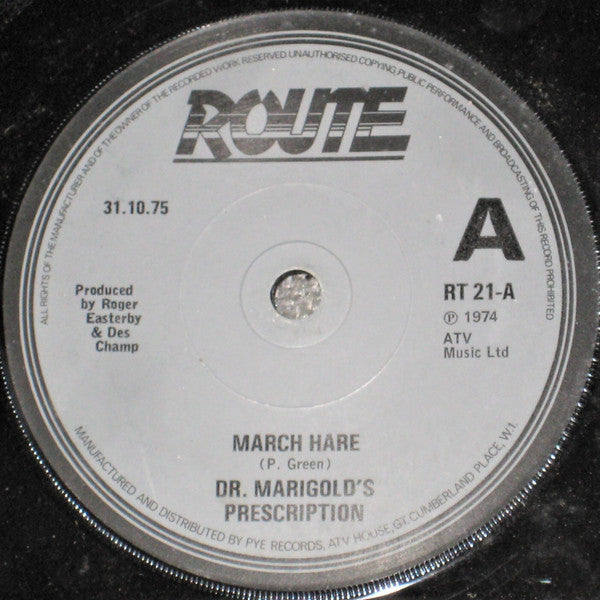 Dr. Marigold's Prescription : March Hare (7", Promo)