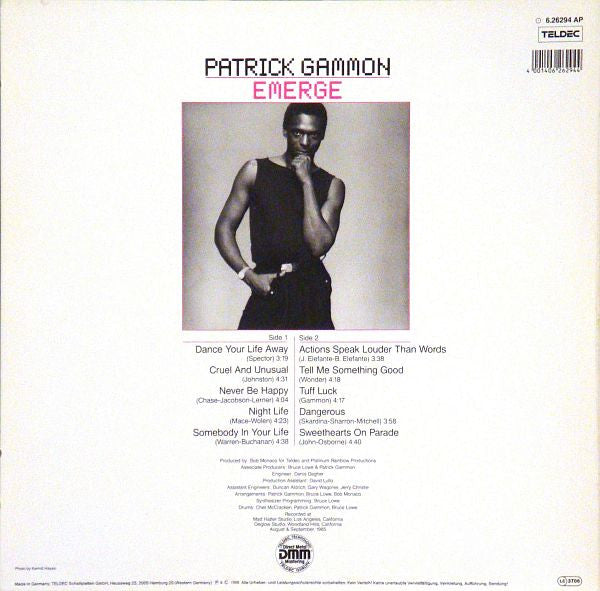 Patrick Gammon : Emerge (LP, Album)