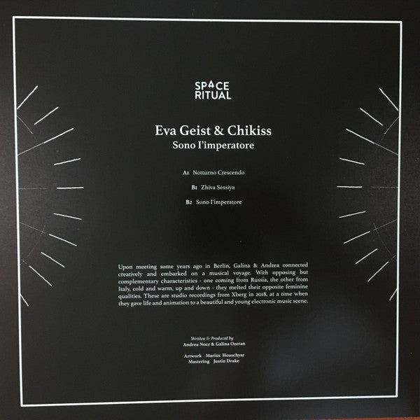 Eva Geist & Chikiss : Sono I'imperatore (12", EP, Ltd)