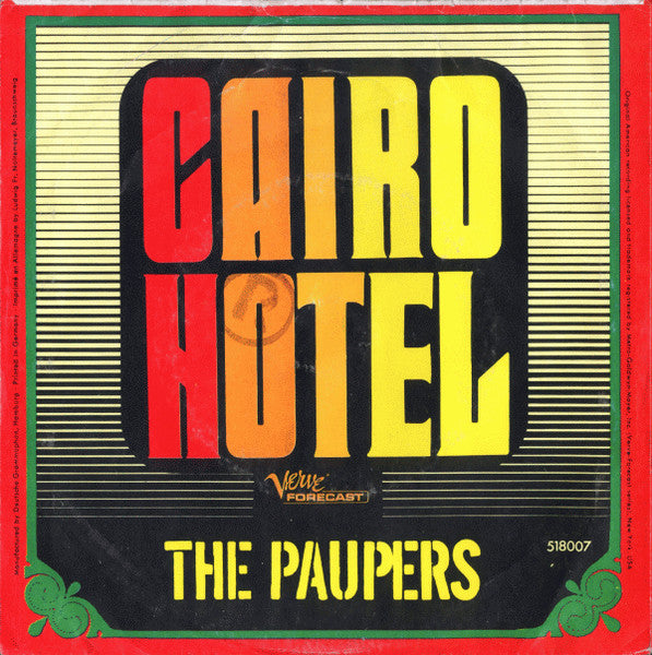 The Paupers : Cairo Hotel (7", Single)