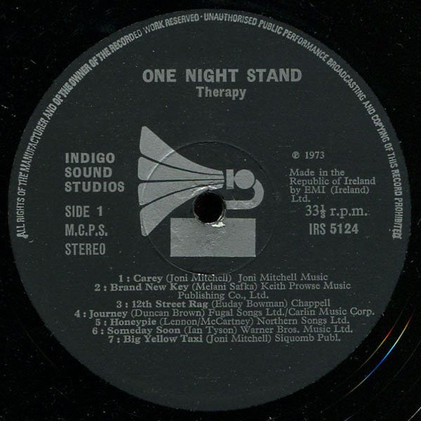 Therapy (7) : One Night Stand (LP, Album)