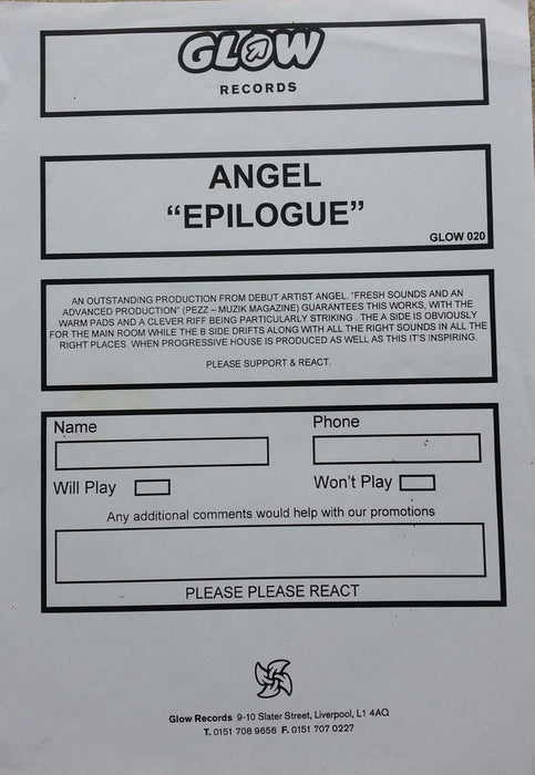 Angel : Epilogue (12", TP)