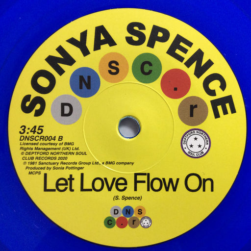 Jimmy James & The Vagabonds / Sonya Spence : This Heart Of Mine / Let Love Flow On (7", Single, Ltd, RE, Blu)