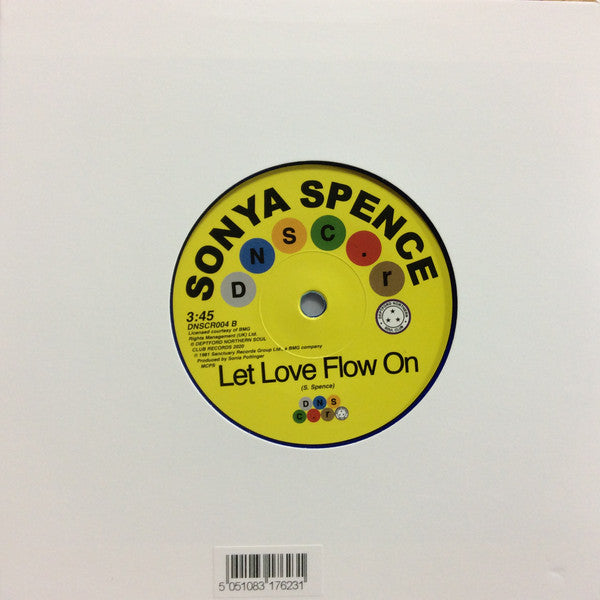 Jimmy James & The Vagabonds / Sonya Spence : This Heart Of Mine / Let Love Flow On (7", Single, Ltd, RE, Blu)