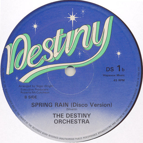 The Destiny Orchestra : Green Onions (12")