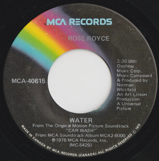 Rose Royce : Car Wash (7", Single)