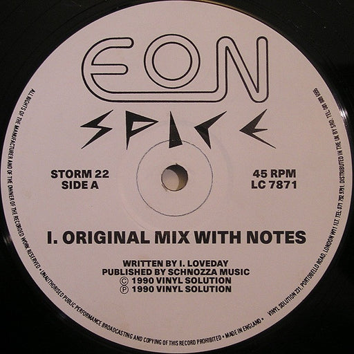 Eon : Spice (12", Whi)