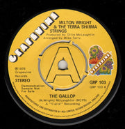 Milton Wright & The Terra Shirma Strings : I Belong To You / The Gallop (7", Single, Promo)