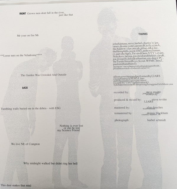 Liars : They Threw Us All In A Trench And Stuck A Monument On Top (LP, Album, Ltd, RE, Rec)