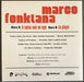 Marco Fonktana : A Solas Con Mi Ego/La Playa (7")