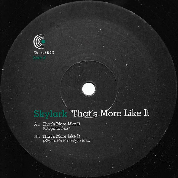 Skylark : That's More Like It (12")