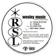 RSL : Wesley Music (12")