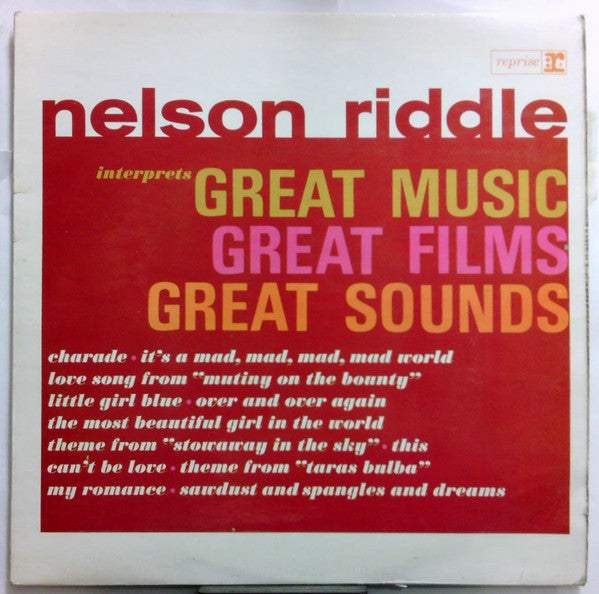 Nelson Riddle : Interprets Great Music Great Films Great Sounds (LP, Album)