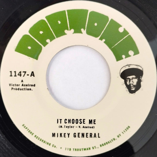 Mikey General / Earl Maxton : It Choose Me / Prattle (7")