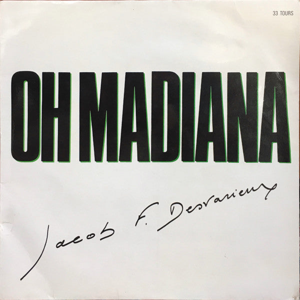 Jacob Desvarieux : Oh Madiana (LP, Album)