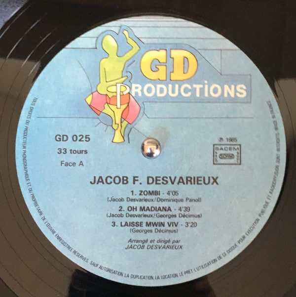 Jacob Desvarieux : Oh Madiana (LP, Album)