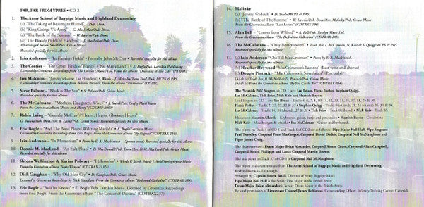 Various : Far, Far From Ypres: Songs, Poems And Music Of WW1 (2xCD, Comp)