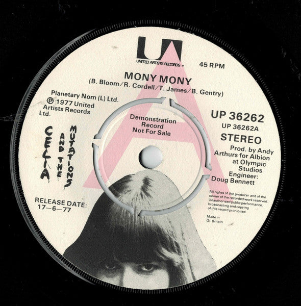 Celia And The Mutations : Mony Mony (7", Single, Promo)