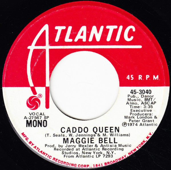 Maggie Bell : Caddo Queen (7", Mono, Promo)