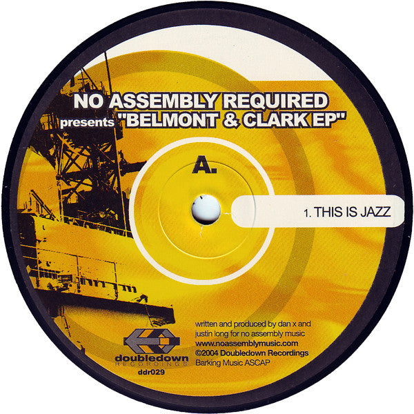 No Assembly Required : Belmont & Clark EP (12", EP)