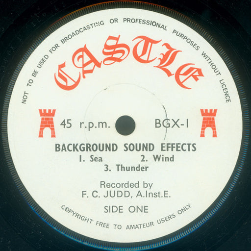 F. C. Judd, A.Inst.E.* : Background Sound Effects (7", EP)