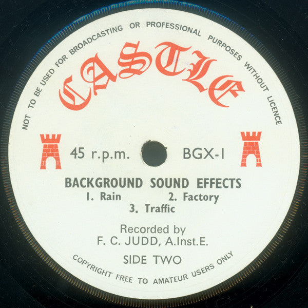F. C. Judd, A.Inst.E.* : Background Sound Effects (7", EP)