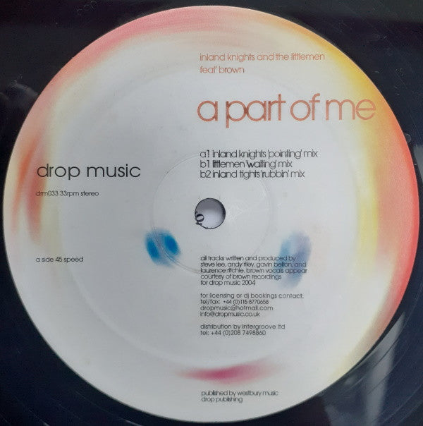 Inland Knights & The Littlemen : A Part Of Me (12")