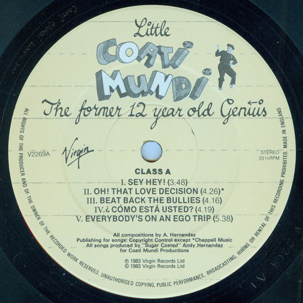 Coati Mundi : The Former 12 Year Old Genius (LP, Album)