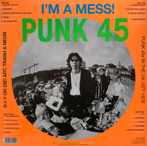 Various : Punk 45: I'm A Mess! D-I-Y Or Die! Art, Trash & Neon – Punk 45s In The UK 1977-78 (2xLP, Comp, RE)