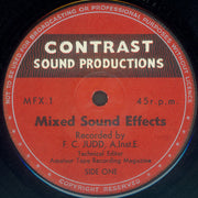 F. C. Judd, A.Inst.E.* : Authentic High Fidelity Sound Effects (7", EP)