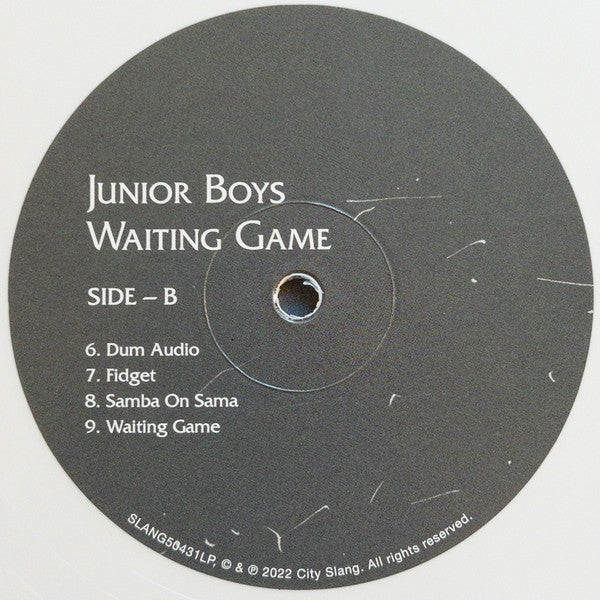 Junior Boys : Waiting Game (LP, Album, Ltd, Whi)