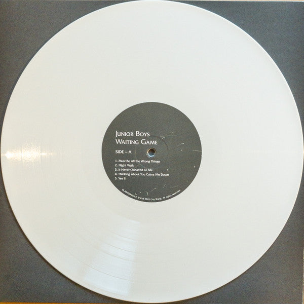 Junior Boys : Waiting Game (LP, Album, Ltd, Whi)