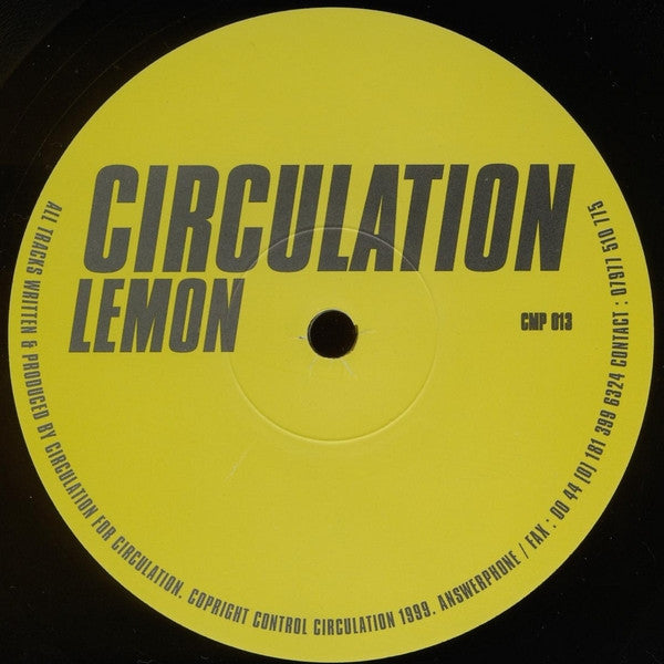 Circulation : Lemon (12")