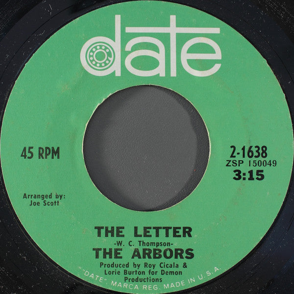 The Arbors : The Letter (7", Single, Pit)