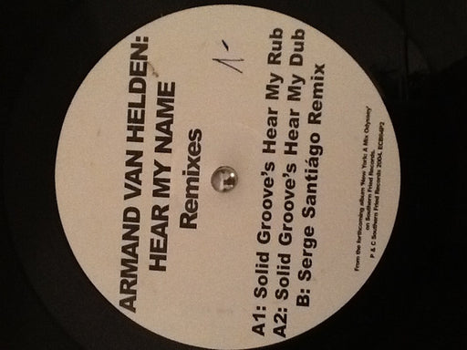 Armand Van Helden : Hear My Name (Promo 2) (12")
