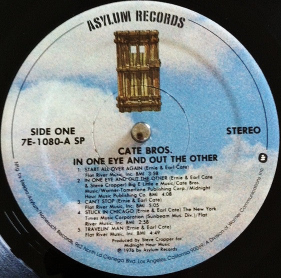 Cate Brothers : In One Eye And Out The Other (LP, Album, Spe)