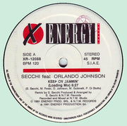 Stefano Secchi Featuring Orlando Johnson : Keep On Jammin' (Remix) (12", Maxi)