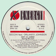 Stefano Secchi Featuring Orlando Johnson : Keep On Jammin' (Remix) (12", Maxi)