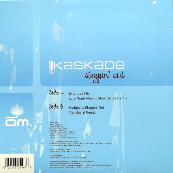 Kaskade : Steppin' Out (12")