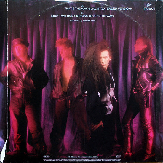 Dead Or Alive : That's The Way (I Like It) (Extended Version) (12", Single)