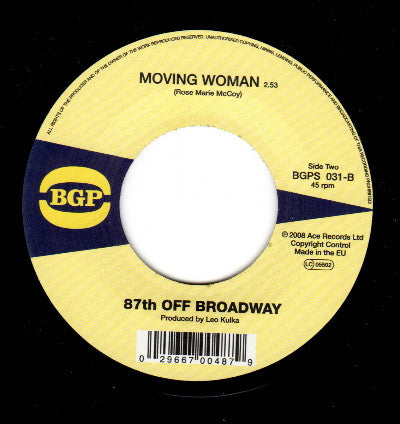 The Love Experience, 87th Off Broadway : Are You Together For The New Day / Moving Woman (7", RE)