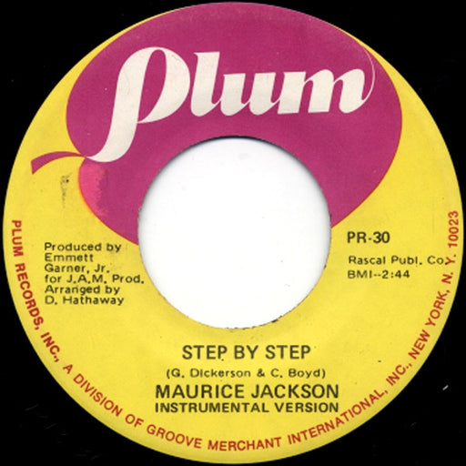 Maurice Jackson (2) : Step By Step (7")