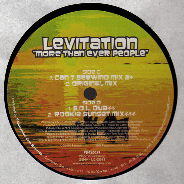Levitation : More Than Ever People (2x12")
