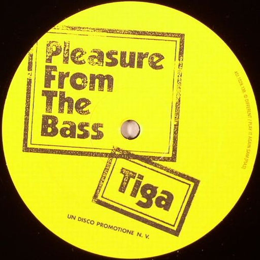 Tiga : Pleasure From The Bass (12", S/Sided, Single, Promo)